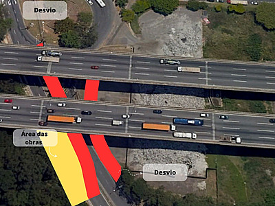 Para avançar com obras na Castello Branco, CCR ViaOeste implantará desvio na Av. Dib Sauaia Neto