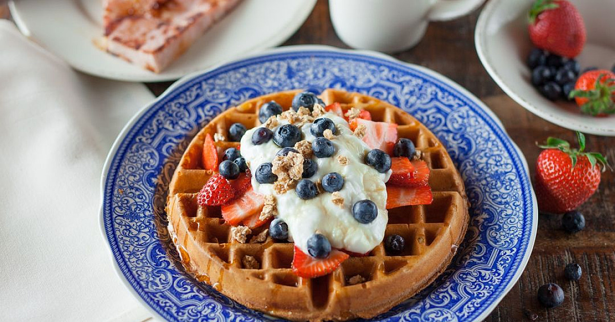 4 opções de waffles para preparar em casa