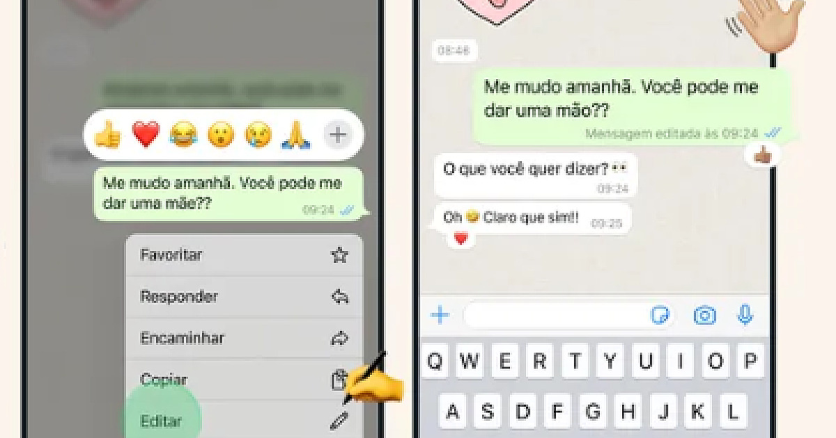 WhatsApp terá opção para editar mensagens enviadas