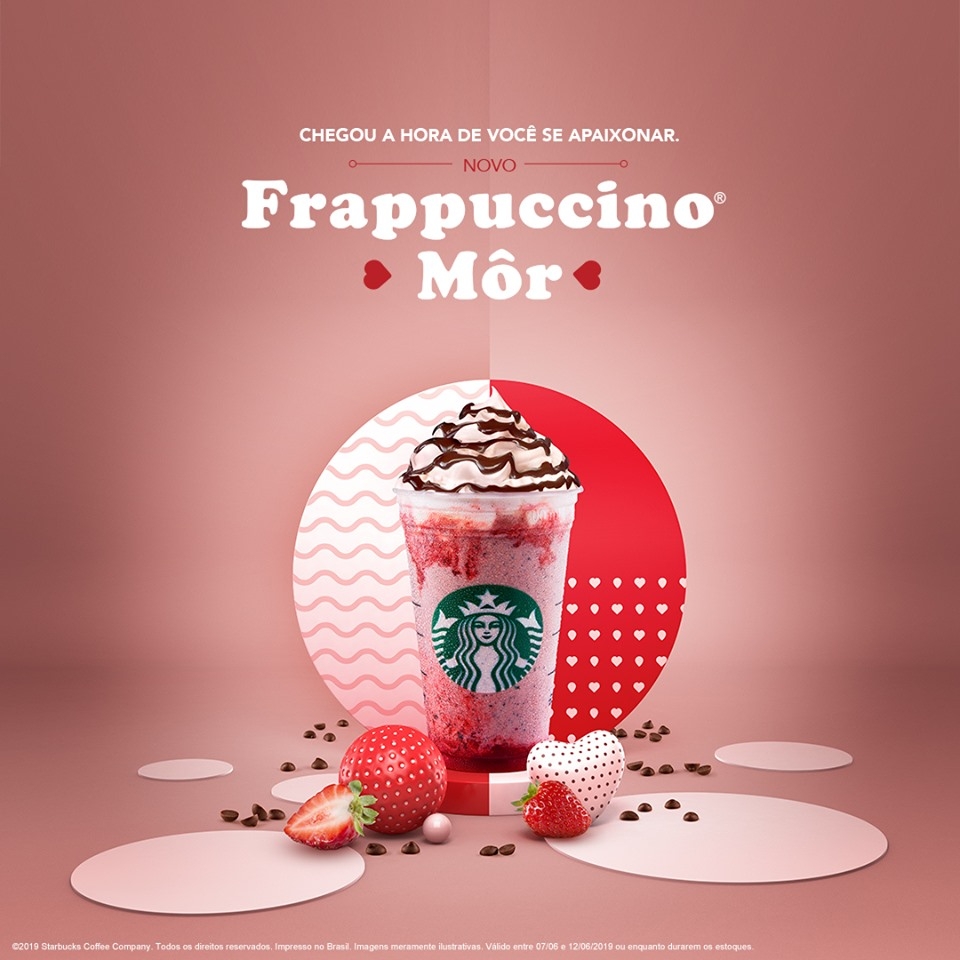 Frappuccino Môr: a bebida especial do Starbucks para o Dia dos Namorados