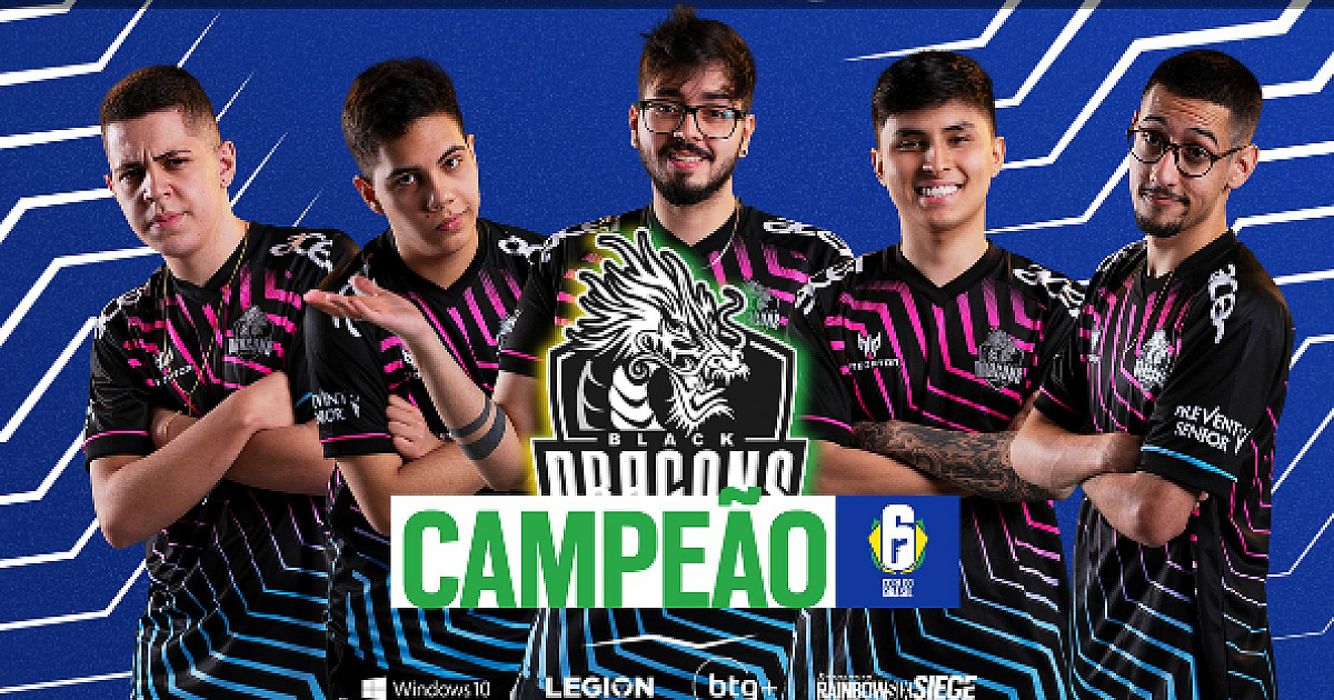 COPA BRASIL R6: Black Dragons vence o Campeonato Brasileiro de Rainbow Six Siege em uma playoff agit