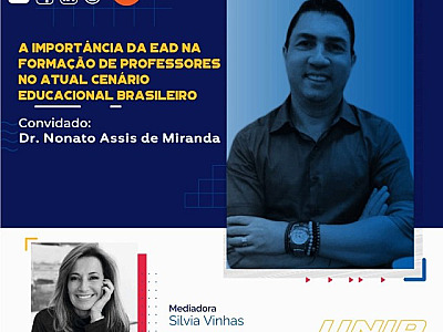 UNIP disponibiliza live sobre a importância da EAD na formação de professores
