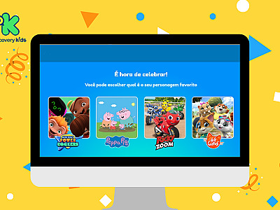 Discovery Kids disponibiliza materiais para comemoração virtual de aniversários