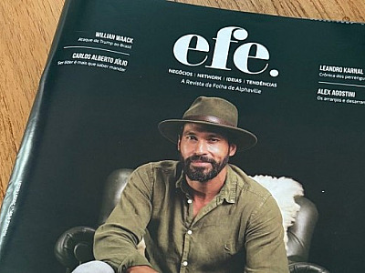 Revista efe. é lançada para contar histórias de
negócios e pessoas que inspiram em Alphaville e reg