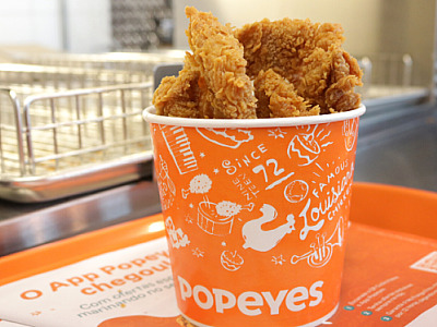 Popeyes oferece Balde em Dobro todas as terças-feiras de abril