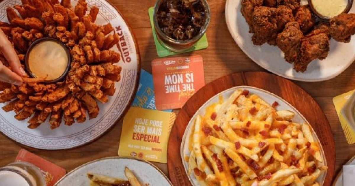 Outback oferece menu com comida e bebida à vontade para comemorações de fim de ano