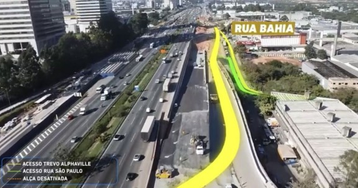 CCR ViaOeste fará alterações no acesso ao trevo de Alphaville e à Casa do Usuário