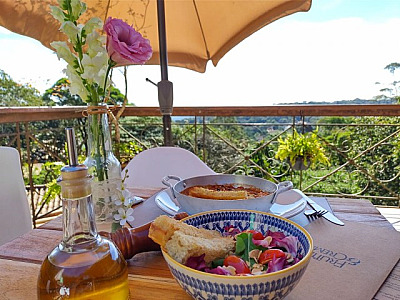 Restaurante italiano Frutta & Crema é destaque no alto da Serra da Cantareira