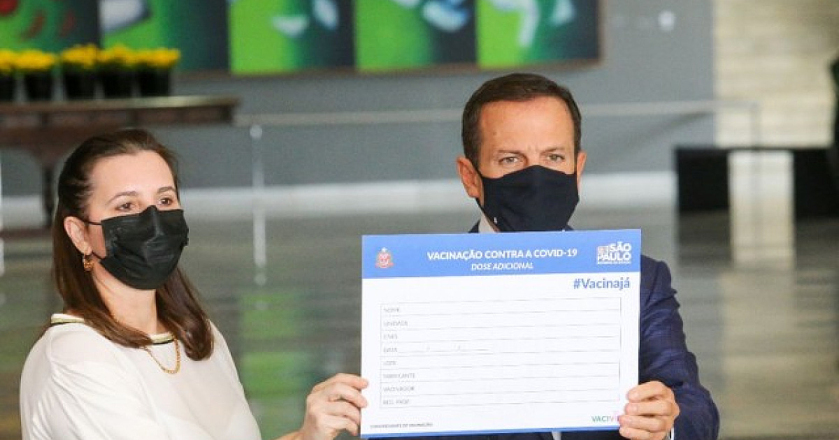 Governo de São Paulo inicia 3ª dose para idosos no dia 6 de setembro