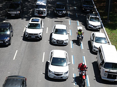 Principais vias de Barueri podem ter Faixa Azul para motos