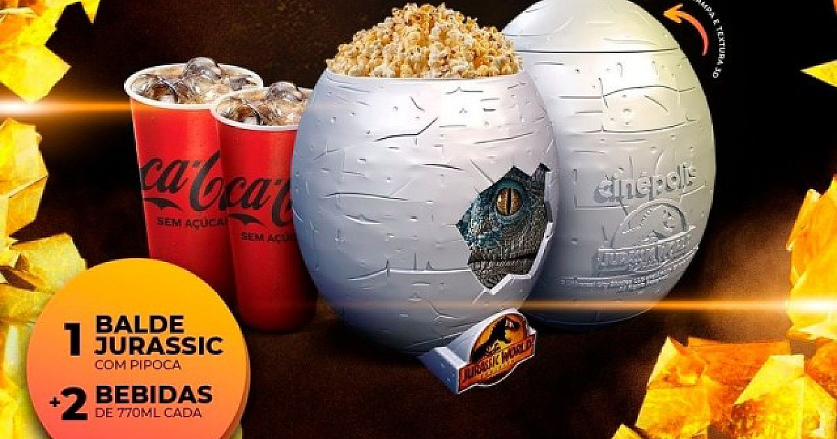 Cinépolis anuncia combo de “Jurassic World: Domínio”