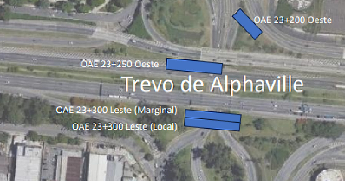 Obras no trevo de Alphaville devem ser iniciadas nesta segunda-feira (23)