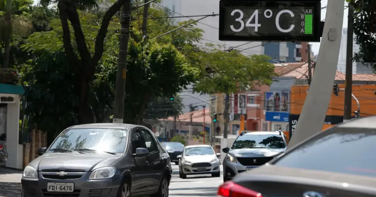 Nova onda de calor elevará os termômetros para 36°C em Alphaville