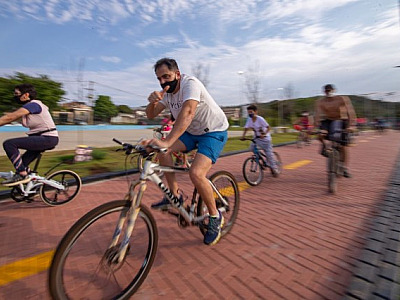 Parnaíba realiza passeio ciclístico em Alphaville