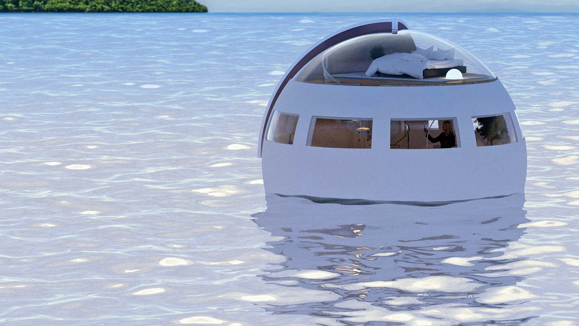 Hotel em forma de cápsula flutuante já é opção de hospedagem no Japão