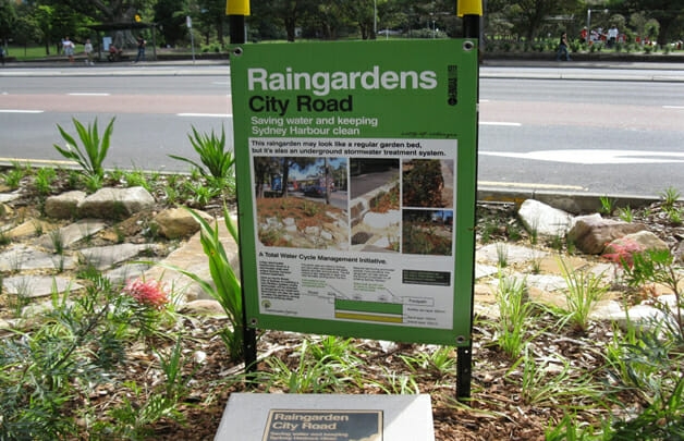 ‘Jardins de chuva’ ajudam a reduzir poluição nas águas da Austrália