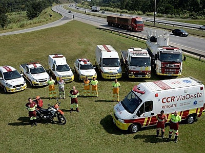 Durante feriado, 50 acidentes foram registrados no sistema Castello-Raposo