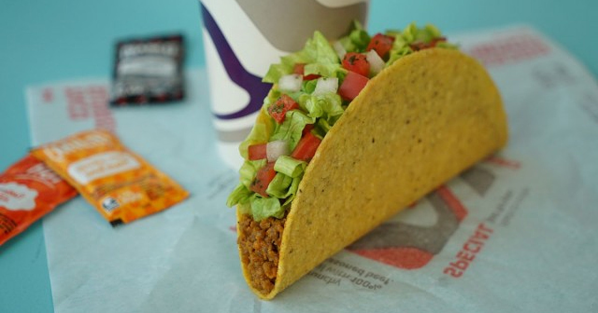 Taco Bell oferece 3 tacos por R$ 9,90 até segunda-feira (30)