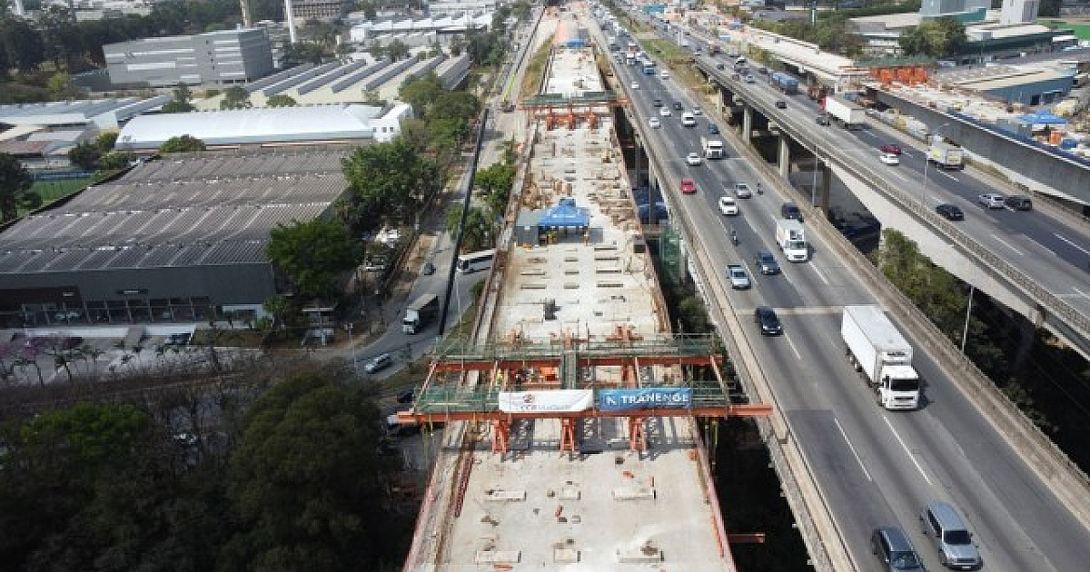 ViaOeste conclui penúltima aduela da Ponte Guilherme de Almeida