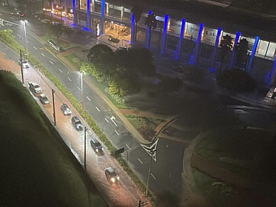 Temporal em Alphaville deixa diferentes vias alagadas