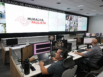 Ação foi feita em parceria com o sistema Muralha Paulista