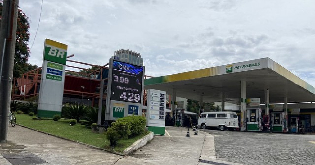 Em Alphaville, variação do preço
do combustível ultrapassa 40%