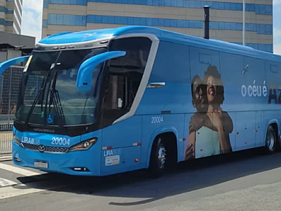 Azul vai suspender ponto do ônibus gratuito no Shopping Tamboré