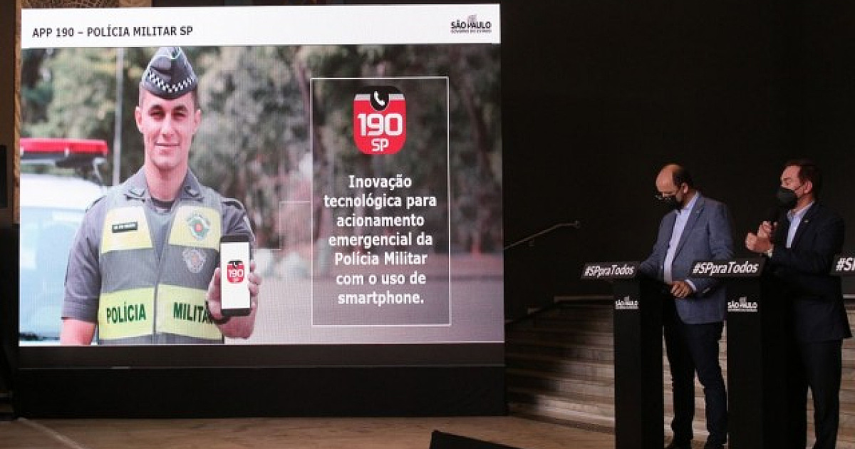 Governo de SP lança aplicativos para acionamento da PM e Bombeiros