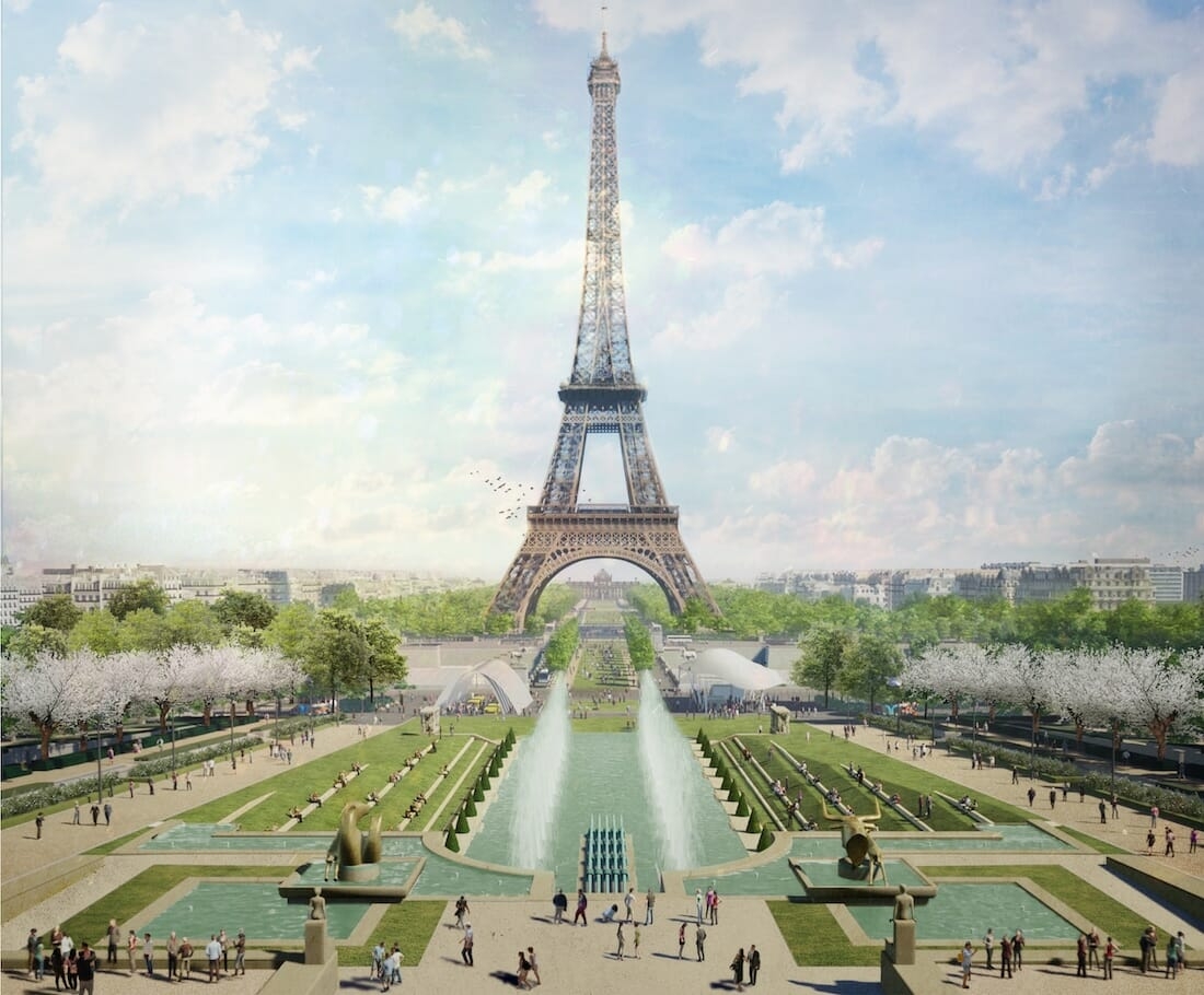 Torre Eiffel pode se transformar em um dos maiores parques de Paris