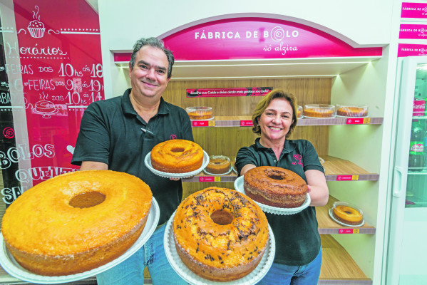 Casal de Alphaville aposta em franquia de bolos caseiros