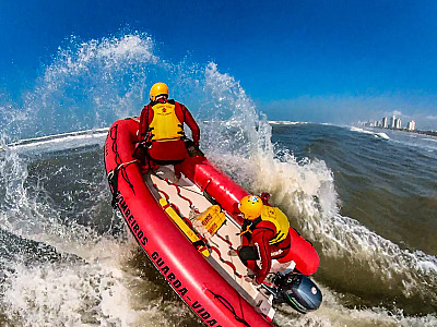 O Corpo de Bombeiros atendeu 688 ocorrências nas praias