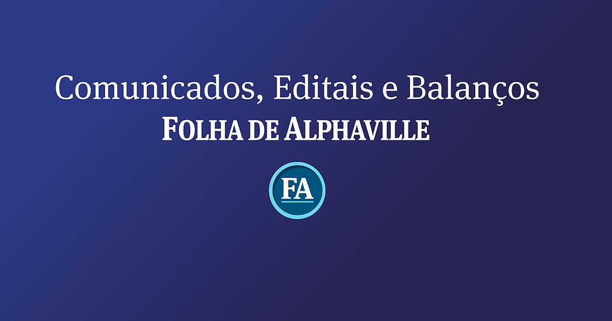 ALPHAVILLE TÊNIS CLUBE - EDITAL DE CONVOCAÇÃO - ASSEMBLEIA GERAL ORDINÁRIA