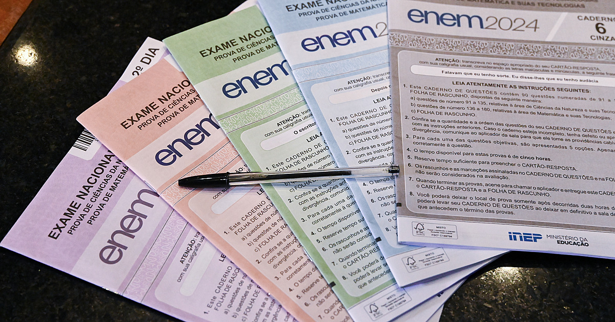 Enem terá inscrição automática para alunos do 3º ano da rede pública a partir deste ano
