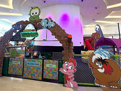O espaço funciona diariamente no horário regular do shopping