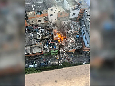 Testemunhas relataram que pessoas chegaram a ser lançadas ao ar devido o impacto da explosão