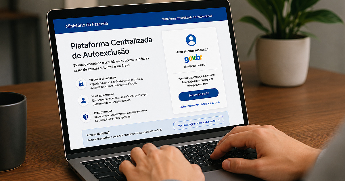 Mais de 574 mil brasileiros pedem bloqueio em sites de apostas em nome da saúde mental