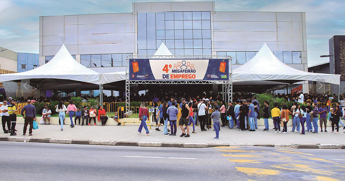 Megafeirão de Emprego de Santana de Parnaíba terá mais de 10 mil vagas