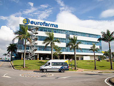 Maior complexo industrial da Eurofarma, localizado em Itapevi