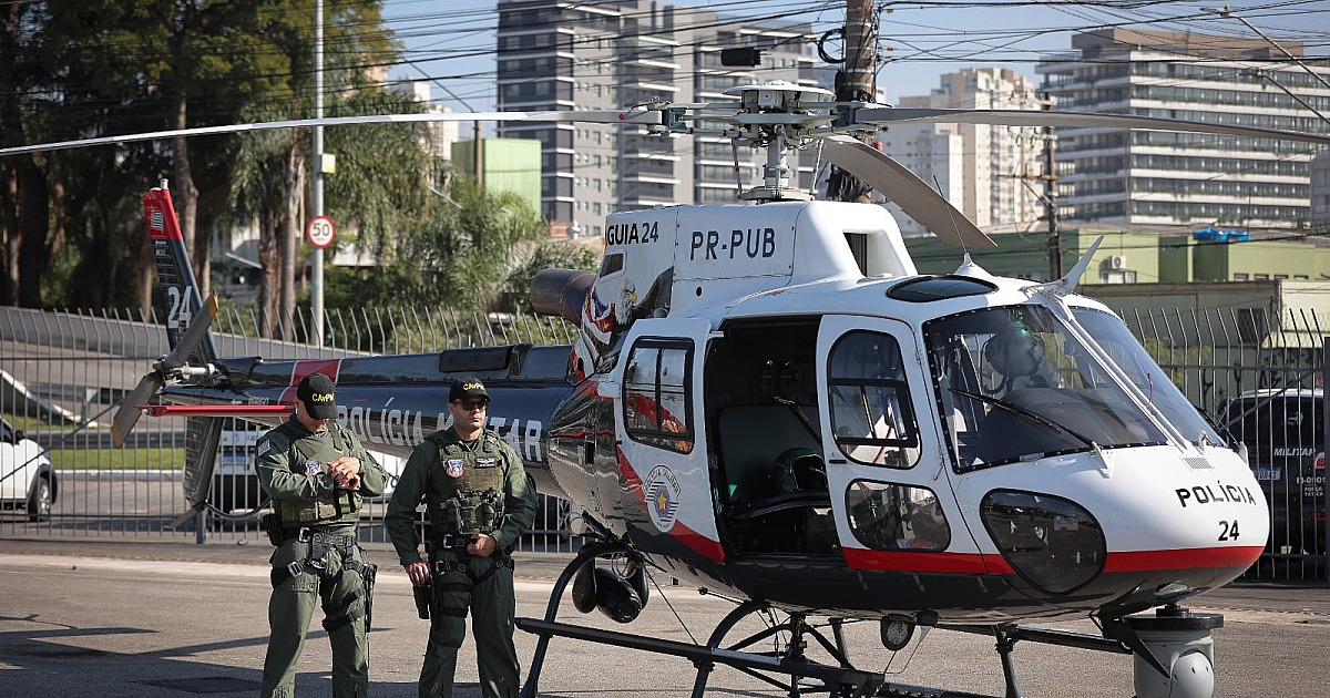 Integração de drones e helicópteros ao Muralha Paulista amplia monitoramento da PM