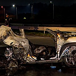 Três pessoas morrem após carro explodir em acidente na Castello Branco, em Osasco