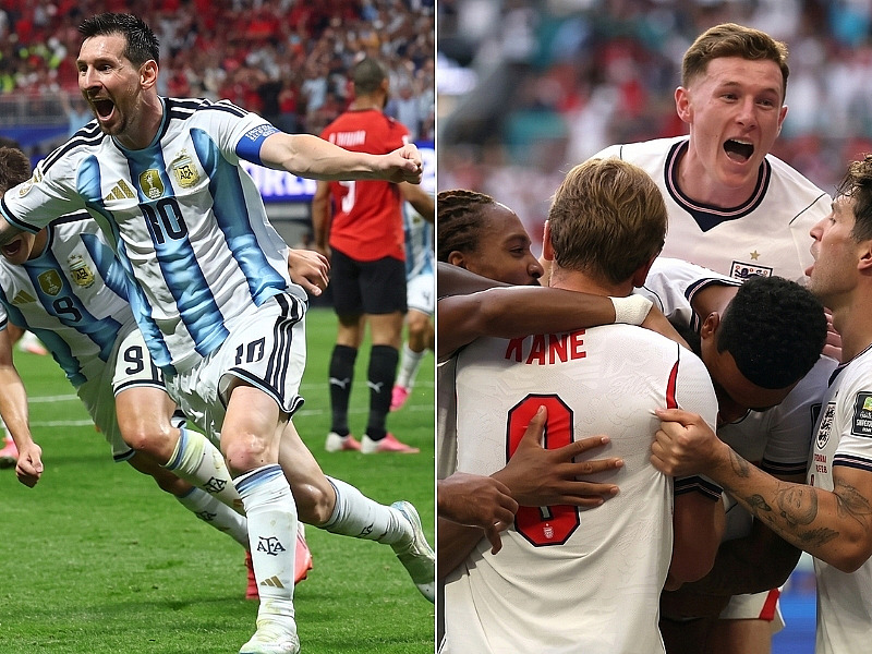 Inglaterra e Argentina têm duelo histórico por vaga na final da Copa nesta quarta (15)