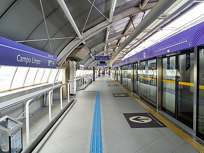 Estação Campo Limpo é das 3 que já contam com a tecnologia na limpeza