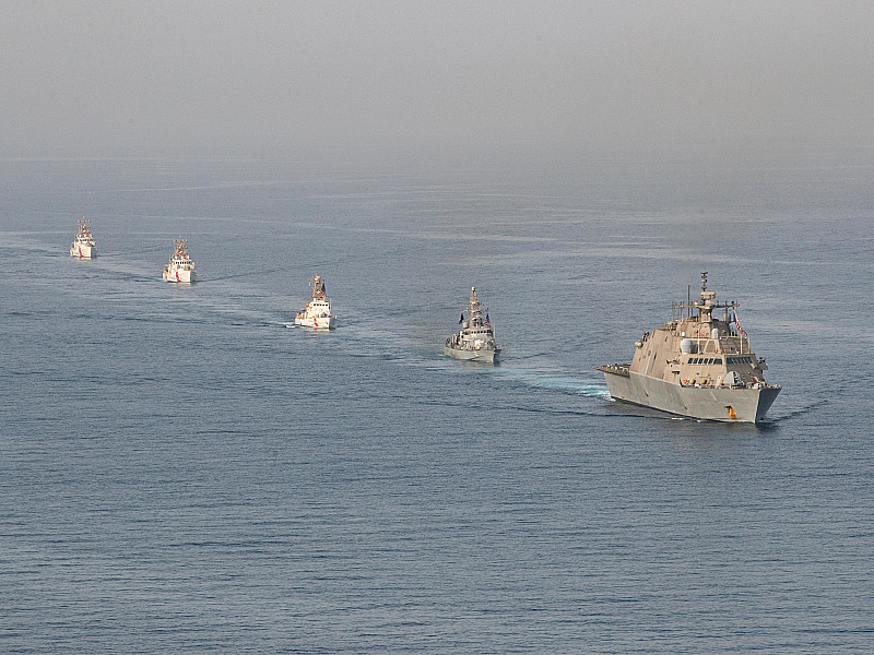 EUA iniciam bloqueio naval ao Irã nesta terça (14)