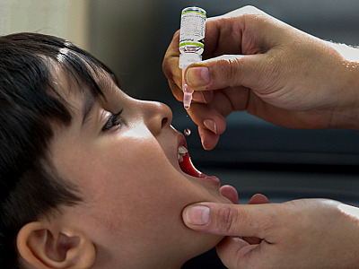 Segunda dose de reforço contra a Polio será dada a crianças de 4 anos