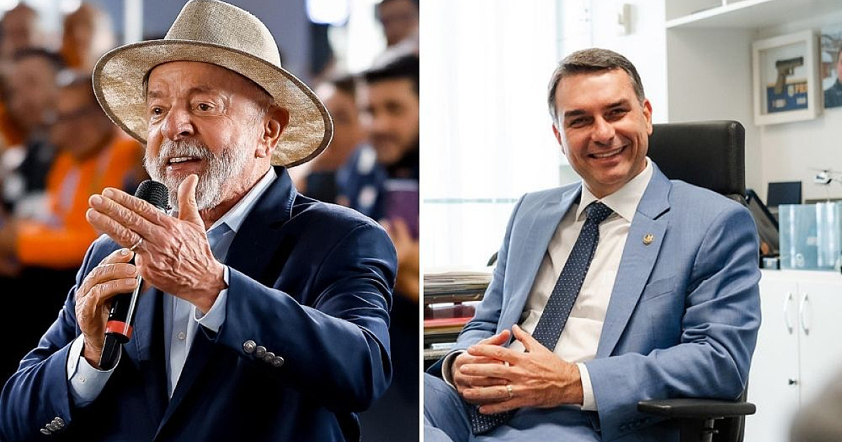 Lula e Flávio Bolsonaro registram 35% em cenário de primeiro turno em SP