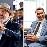 Lula e Flávio Bolsonaro registram 35% em cenário de primeiro turno em SP