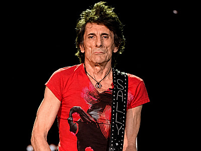 Ronnie Wood é guitarrista dos Rolling Stones