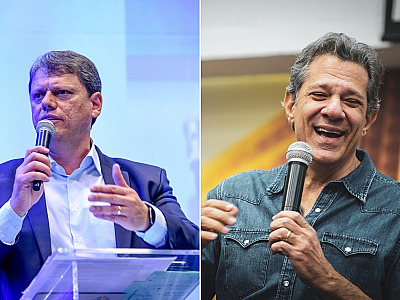 No primeiro turno, Tarcísio registrou 41% de intenção de voto