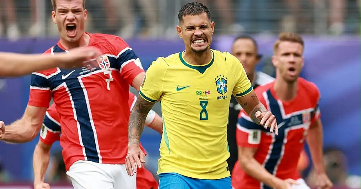 Brasil perde pênalti, sofre dois gols de Haaland e dá adeus ao sonho do hexa