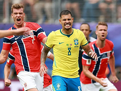 Bruno Guimarães desperdiçou pênalti aos 13 minutos do primeiro tempo